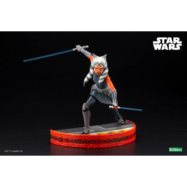 Estátua de Ahsoka Tano Clone Wars 1/7 ARTFX Kotobukiya