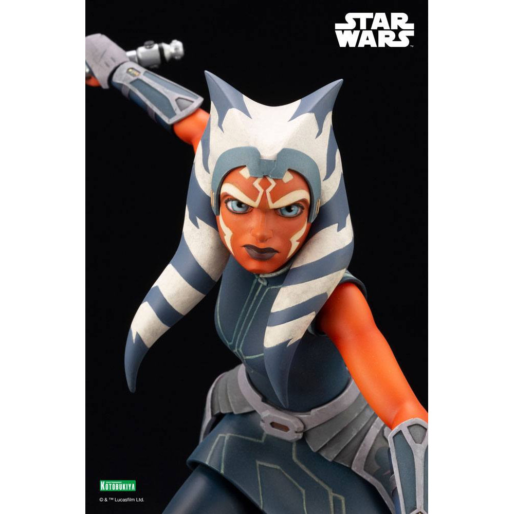 Estátua de Ahsoka Tano Clone Wars 1/7 ARTFX Kotobukiya