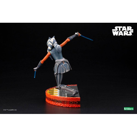 Estátua de Ahsoka Tano Clone Wars 1/7 ARTFX Kotobukiya