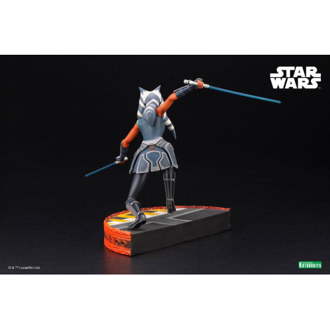 Estátua de Ahsoka Tano Clone Wars 1/7 ARTFX Kotobukiya