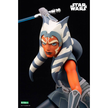 Estátua de Ahsoka Tano Clone Wars 1/7 ARTFX Kotobukiya