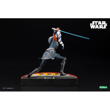 Estátua de Ahsoka Tano Clone Wars 1/7 ARTFX Kotobukiya