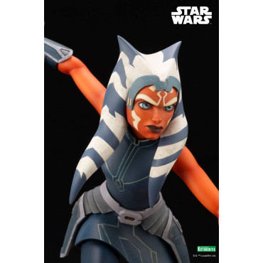 Estátua de Ahsoka Tano Clone Wars 1/7 ARTFX Kotobukiya