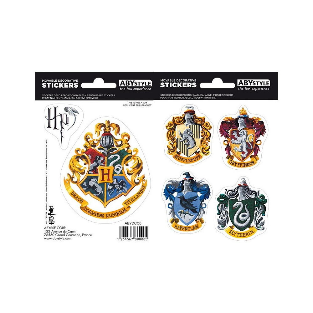 Conjunto de autocolantes de Hogwarts Harry Potter x2