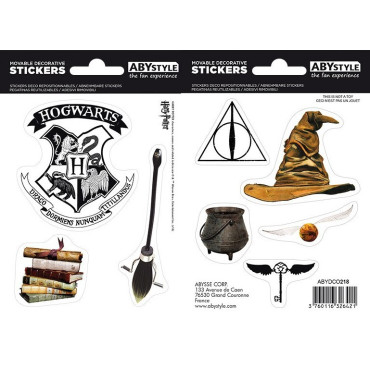 Conjunto de autocolantes de objectos mágicos Harry Potter x2