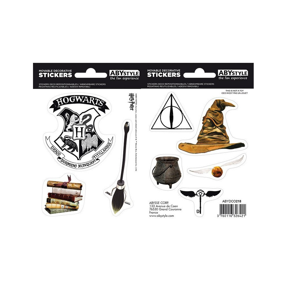 Conjunto de autocolantes de objectos mágicos Harry Potter x2