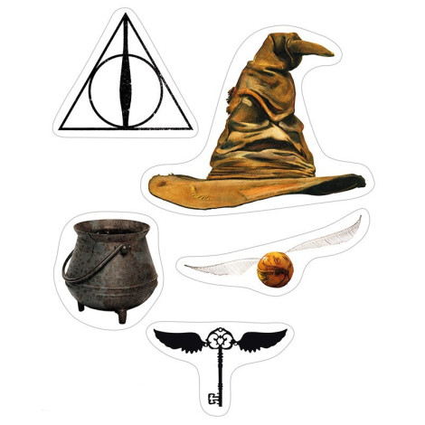 Conjunto de autocolantes de objectos mágicos Harry Potter x2