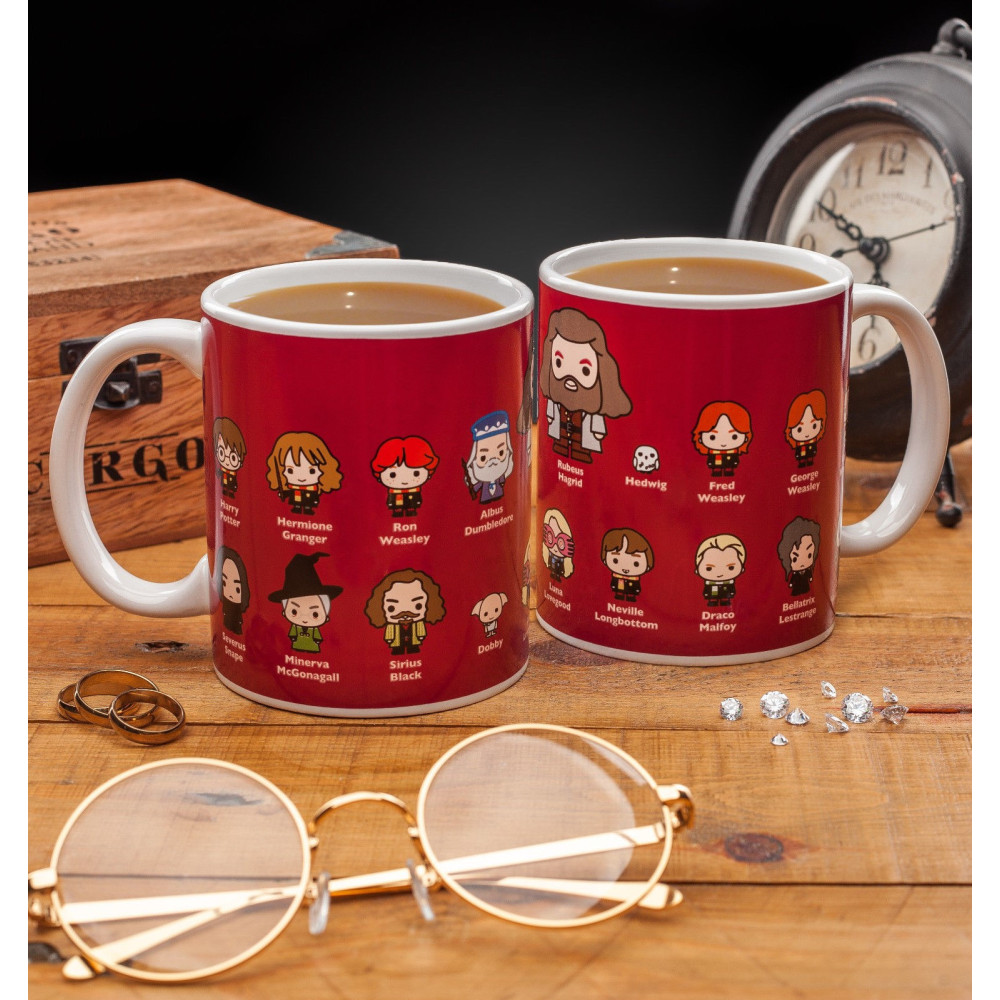 Caneca de personagens Chibi Harry Potter