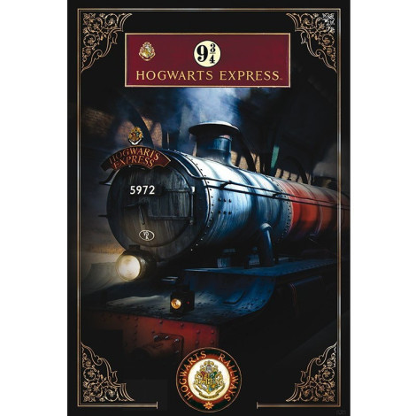 Cartaz do Expresso de Hogwarts Harry Potter