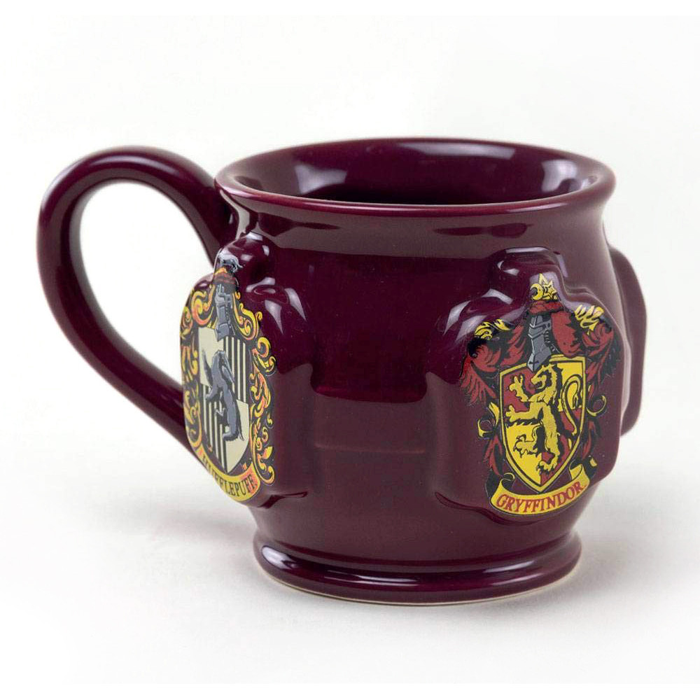 Caneca 3D das Casas de Hogwarts de Harry Potter