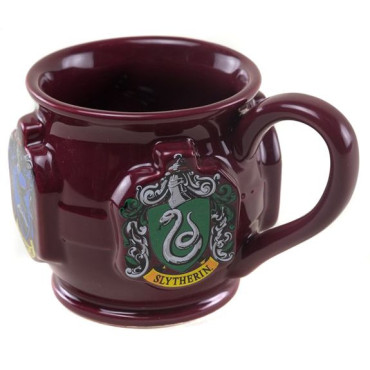 Caneca 3D das Casas de Hogwarts de Harry Potter