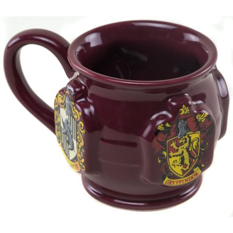 Caneca 3D das Casas de Hogwarts de Harry Potter