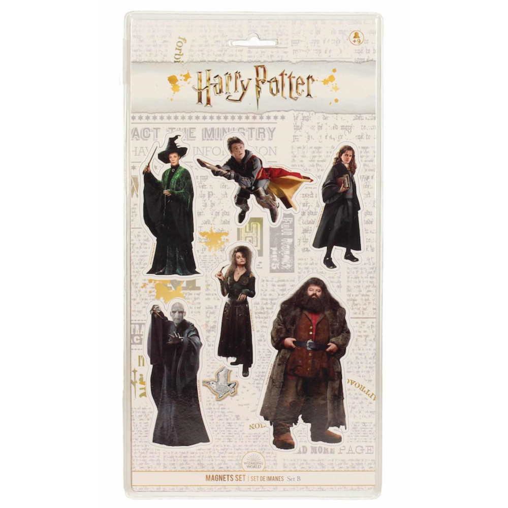 Conjunto de ímanes Personagens de Harry Potter Conjunto B