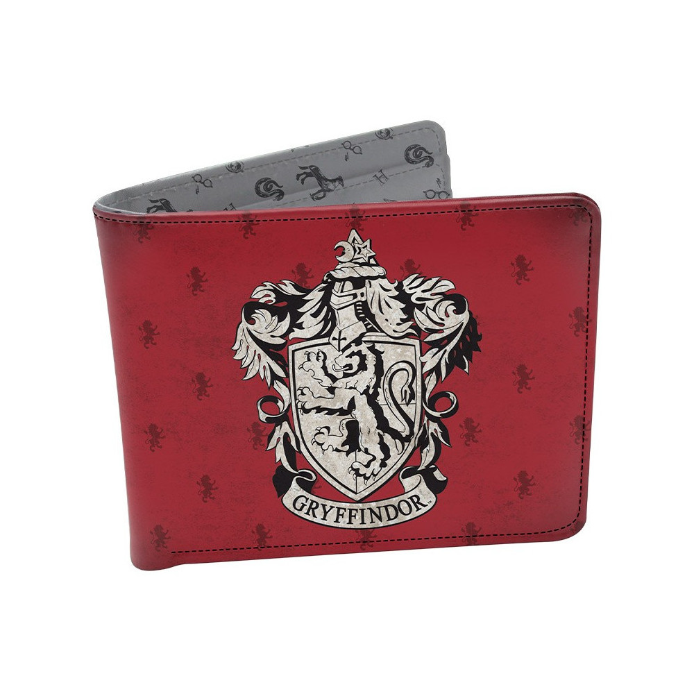 Carteira com o brasão de Gryffindor de Harry Potter