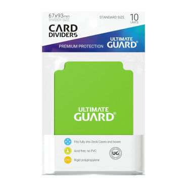 10 Separadores para a Carta Verde Ultimate Guard