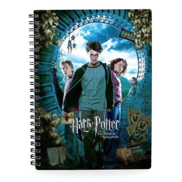 Caderno Harry Potter e o Prisioneiro de Azkaban 3D