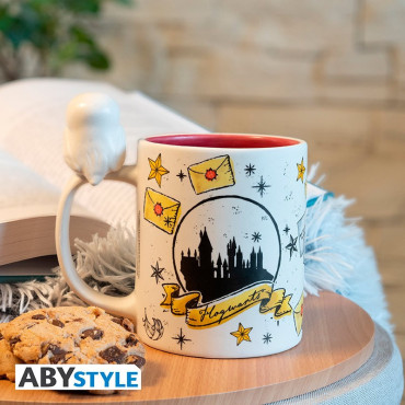 Caneca 3D Hedwig e Privet Drive Harry Potter