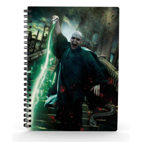 Bloco de notas Harry Potter Voldemort 3D