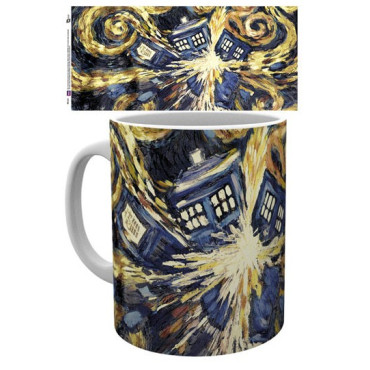 Caneca Dr. Who Tardis Van Gogh