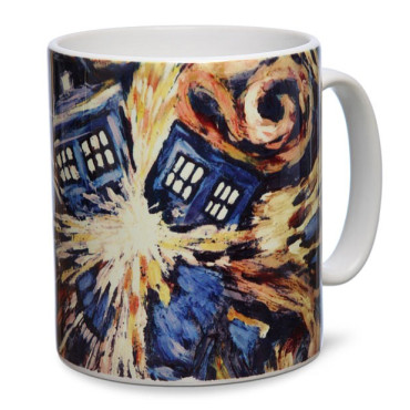 Caneca Dr. Who Tardis Van Gogh