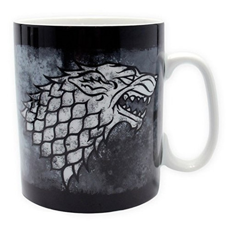 Caneca grande de Game of Thrones Stark Winter is Coming