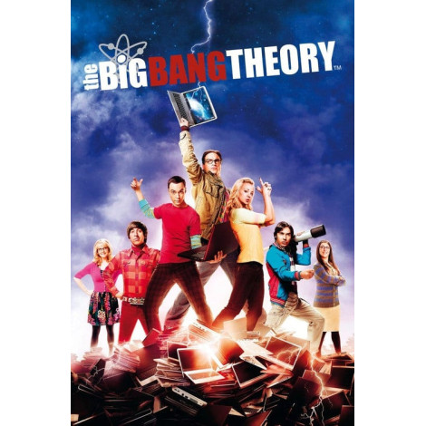 Cartaz As personagens da Teoria do Big Bang