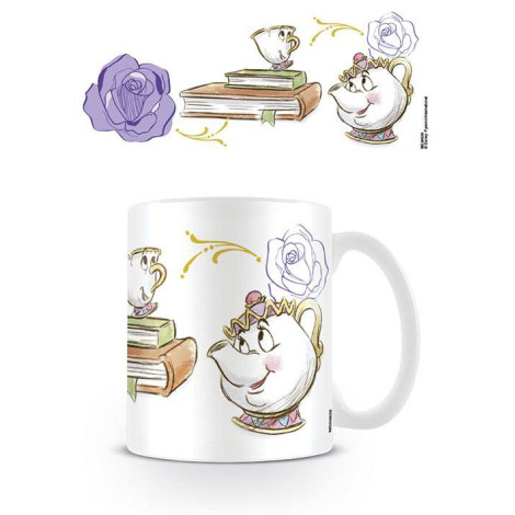 Caneca encantada Beauty and the Beast Chip