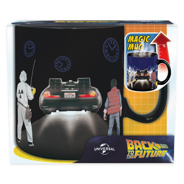 Caneca térmica grande Delorean do Regresso ao Futuro