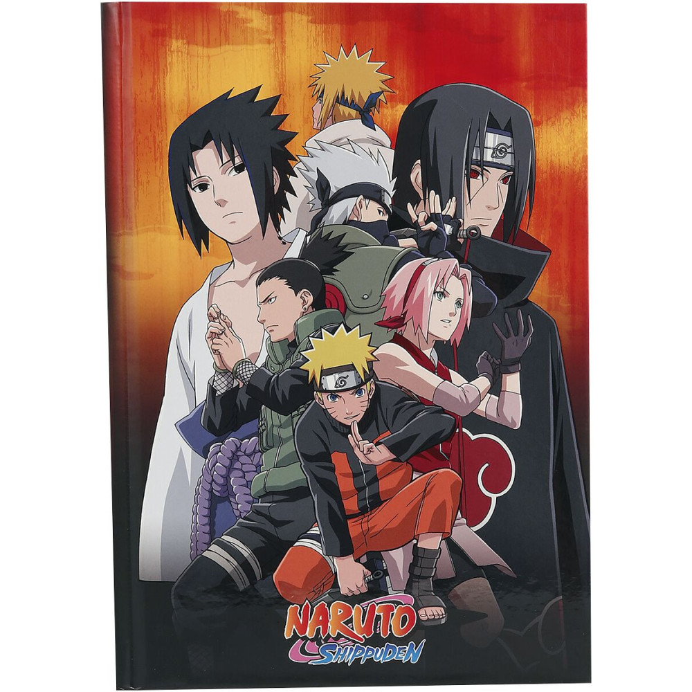 Bloco de notas A5 Grupo Naruto Konoha