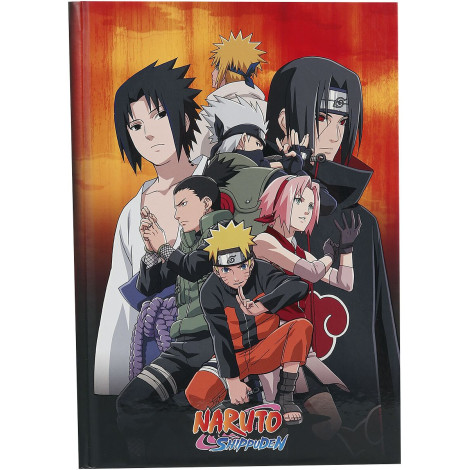 Bloco de notas A5 Grupo Naruto Konoha