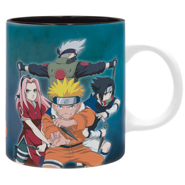 Caneca Naruto Team 7 vs Haku/Zabuza 320 ml