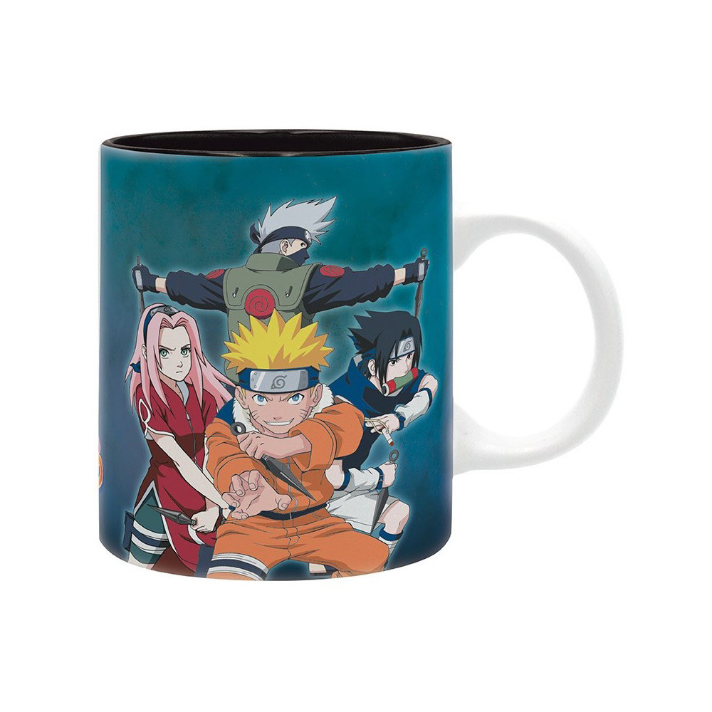 Caneca Naruto Team 7 vs Haku/Zabuza 320 ml