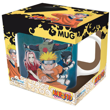 Caneca Naruto Team 7 vs Haku/Zabuza 320 ml