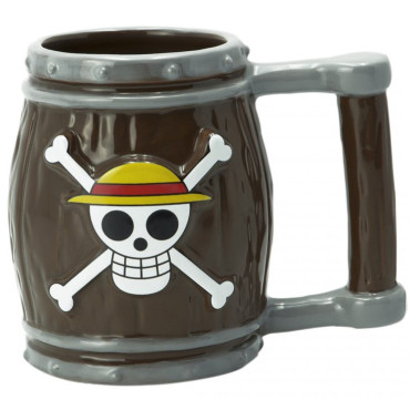 One Piece Caneca 3D Barril