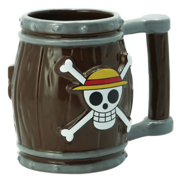 One Piece Caneca 3D Barril