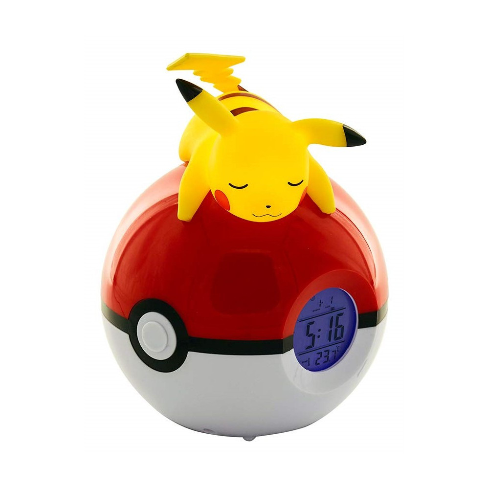 Pikachu Pokemon Lâmpada de Alarme LED de Relógio