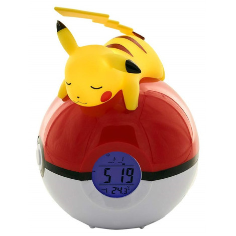 Pikachu Pokemon Lâmpada de Alarme LED de Relógio