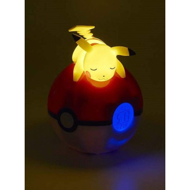 Pikachu Pokemon Lâmpada de Alarme LED de Relógio