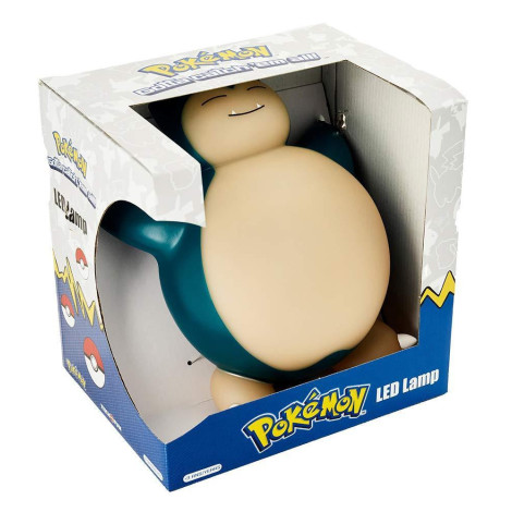 Lâmpada LED 3D Snorlax 25 cm Pokémon