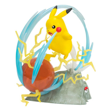 Figura de luxo do Pokémon Pikachu com luz 33 cm