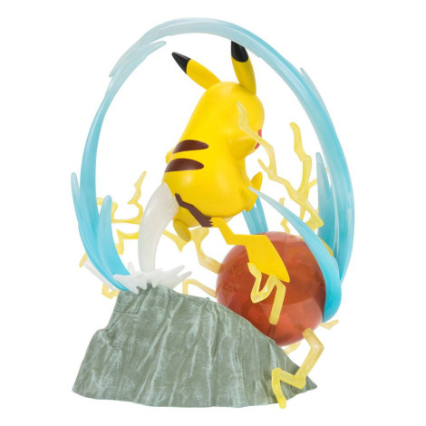 Figura de luxo do Pokémon Pikachu com luz 33 cm