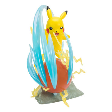 Figura de luxo do Pokémon Pikachu com luz 33 cm