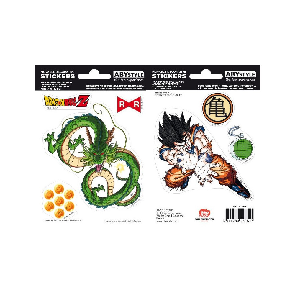 Dragon Ball Conjunto de autocolantes x2