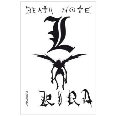 Conjunto de tatuagens temporárias Death Note