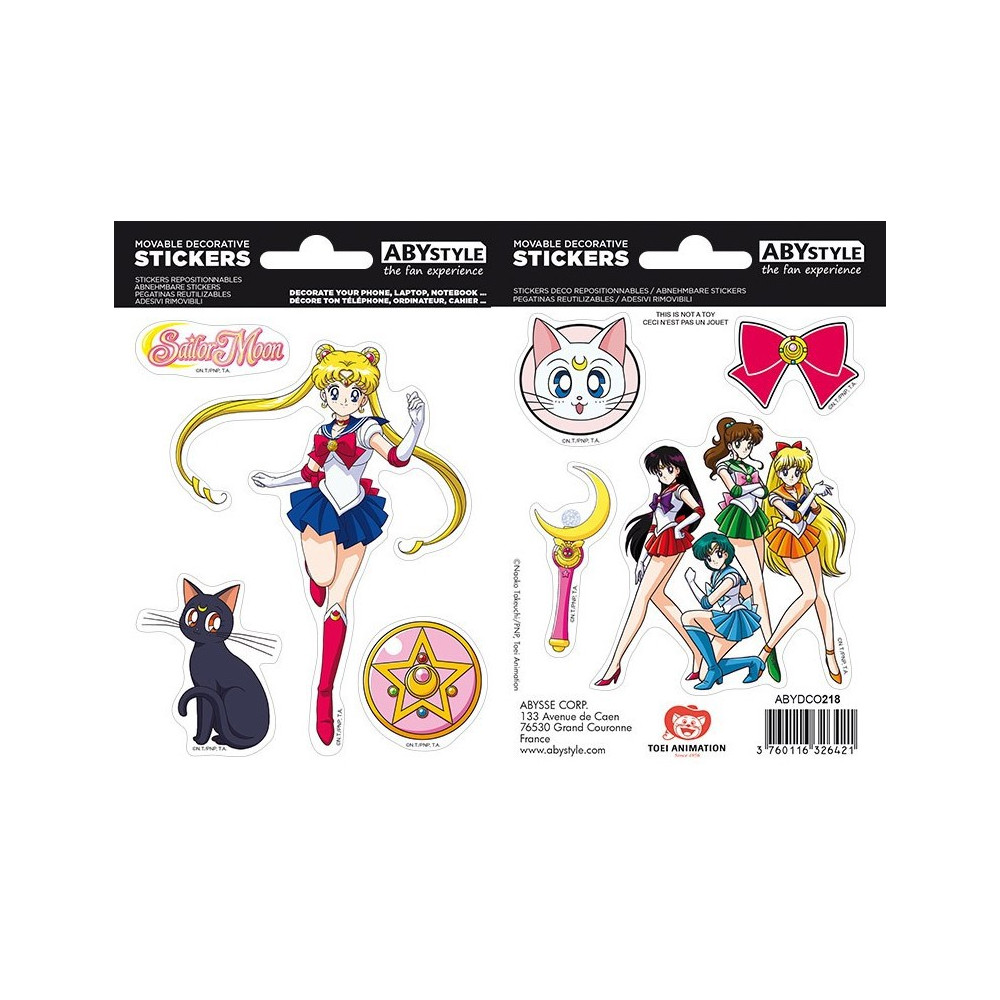 Sailor Moon Conjunto de autocolantes x2