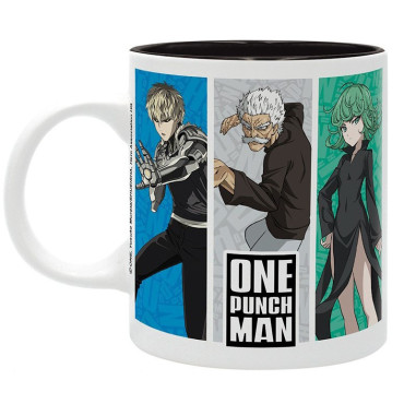 Caneca One Punch Man Saitama & S Class Heroes 320 ml