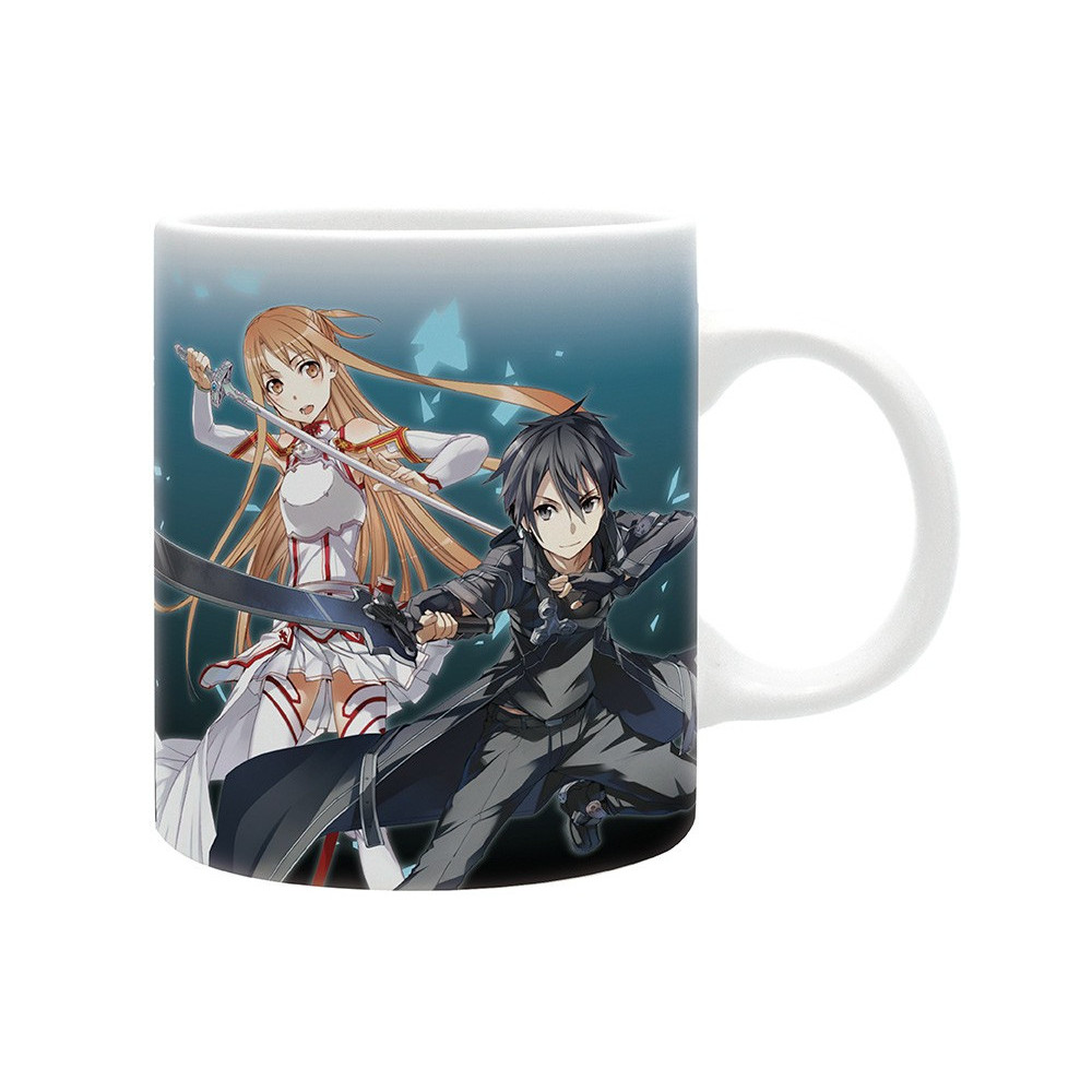 Caneca de Sword Art Online Asuna e Kirito