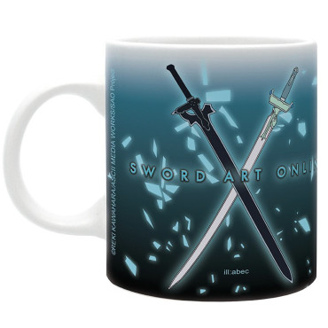 Caneca de Sword Art Online Asuna e Kirito