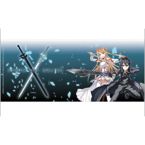 Caneca de Sword Art Online Asuna e Kirito