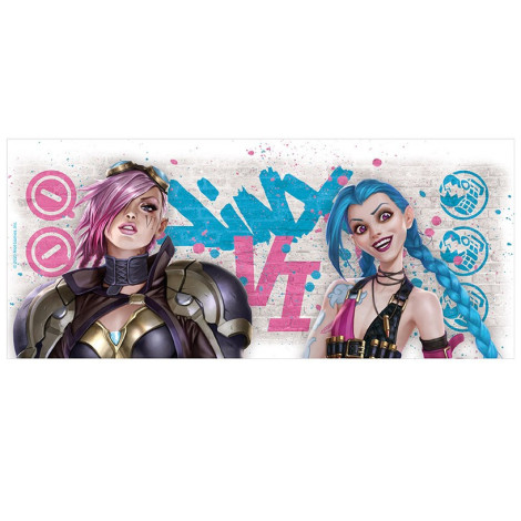 League of Legends Caneca Vi vs Jinx